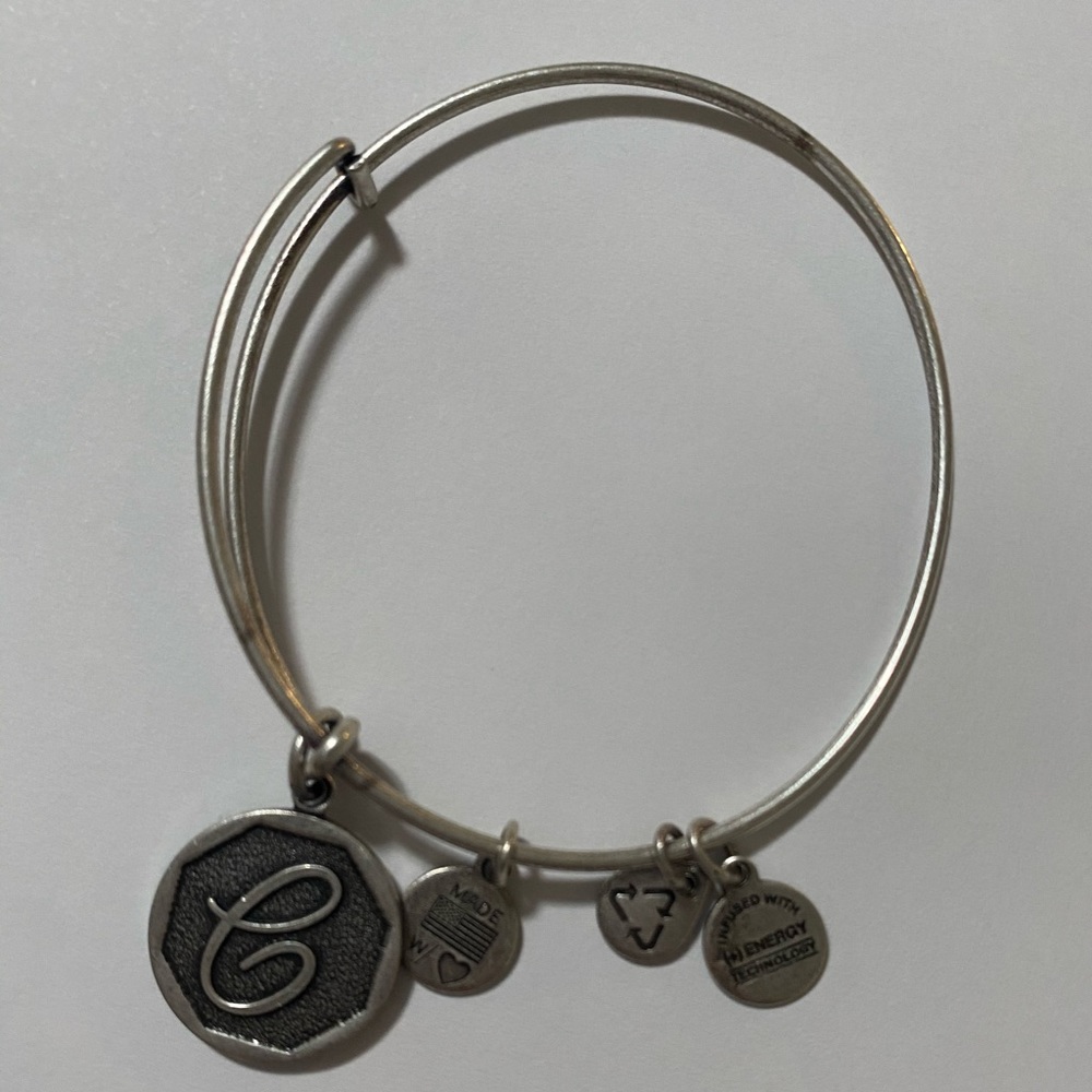 Alex and Ani Letter “C” Bangle